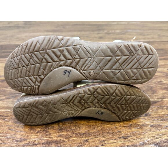 MIZ MOOZ New York Found Genuine Leather Sandal, Ankle Buckle, Linen, Sz 40 - Picture 8 of 11